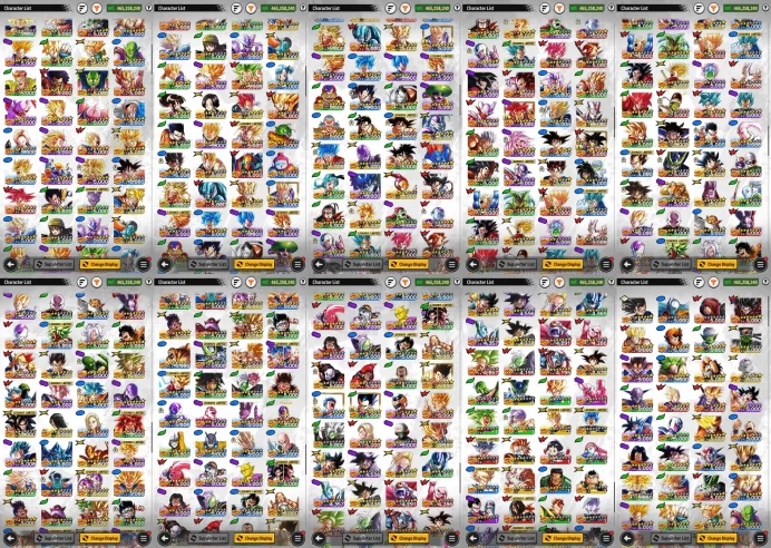 VIP Android DBL - 453 Chars, 3 Ultra, 259 SP, 222960 CC, 27 LF, 17 ZK... ! AGG02935