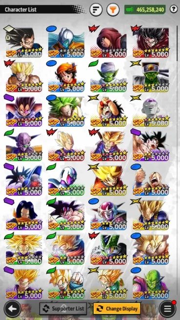 VIP Android DBL - 453 Chars, 3 Ultra, 259 SP, 222960 CC, 27 LF, 17 ZK... ! AGG02935