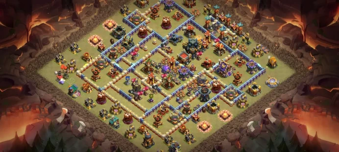 Th 17 Level 217 | Hero (83/91/70/45) | 7 Equipment Epic | 8 Magic Items | 8 Hero Skin | 2308 War Stars | 406 Gems