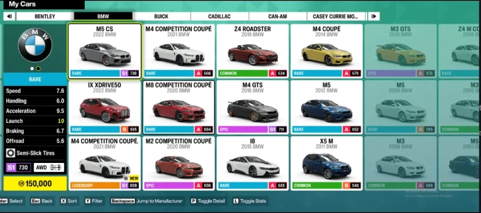 【XBOX/PC】 / All Cars 614 Unlocked / 500M Credits  / 500M Wheelspins  / 500M Super Wheelspins  / 500M Skill Points  /  Full Access