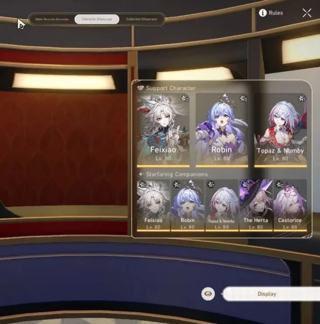 Asia|TL 70|13 Limited|[Casto,Feixiao]+Sign,Evernight,Hyacine,The Herta,Robin,Topaz,Yunli,Archer,Etc|Take Mail|Check SS(HSR7283)