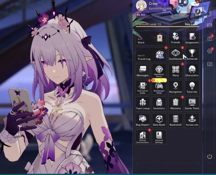 Asia|TL 70|13 Limited|[Casto,Feixiao]+Sign,Evernight,Hyacine,The Herta,Robin,Topaz,Yunli,Archer,Etc|Take Mail|Check SS(HSR7283)