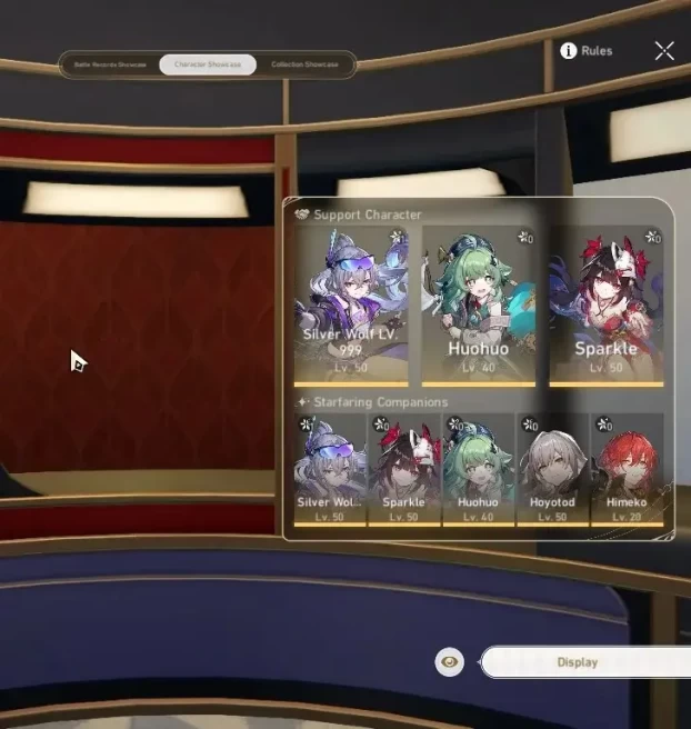 Asia|TL 31|3 Limited|[Silver Wolf 999E1]+Sign,Huohuo,Sparkle|Mc Female|Xianzhou Loufu|TakeMail|CheckSS(HSR7269)