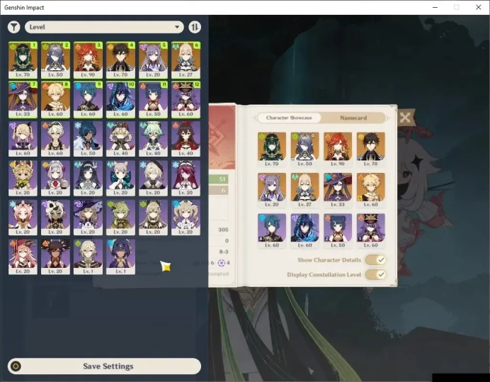 ASIA|AR 51|4 Limit + 3 Standard + 2 (*5Wep)|Nefer+Sign,Lauma,Mavuika,Zhongli|Mona,Keqing,Jean|MC Male|TakeMail|(GI6440)