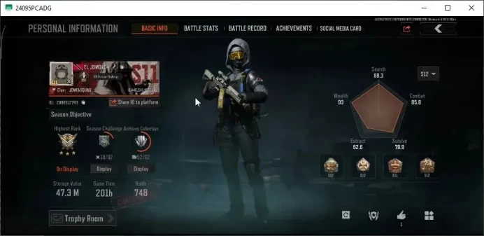 MOBILE Lvl 30|SV 47M|CV 15,9M|1 Secret Document|5 Set|Koi LR AR2, Decree LR AR1|Manny Skin|CN ON|Infinite|CheckSS(AB3241)