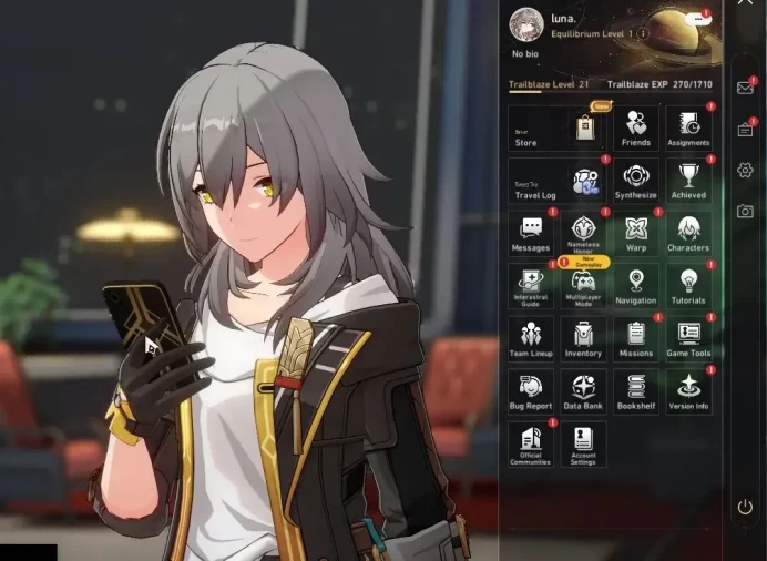 Asia|TL 21|1 Golden Companion Spirit|3 Limited|Acheron,Dante,Ruan Mei|MC Female|Jarilo-VI|Take Mail|Check SS(HSR7028)