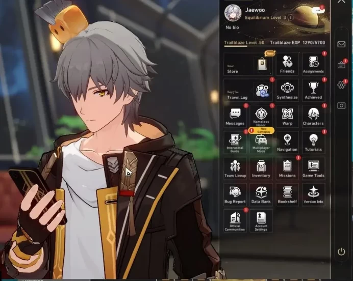 Asia|TL50|2 Golden Companion|Hypercarry Team|9 Limited|[Phainon,Cyrene,Cerydra,Denta,Yao Guang,Sparkle,Fu Xuan]|MC Male|HSR7287
