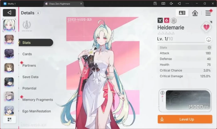 ASIA | Lv54 | SSR 6 | Heidemarie ME1 | Yuki ME1 | Luke ME1 | Selector On | TakeMail | RA748B
