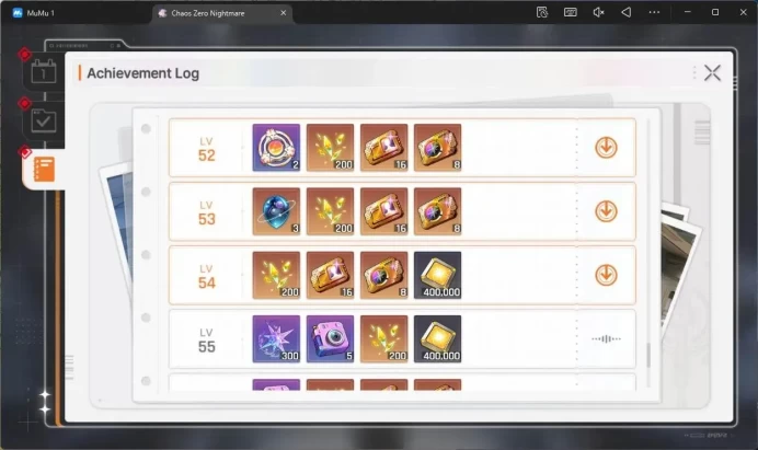 ASIA | Lv.54 | SSR 10 | Heidemarie ME2 | Yuki ME1 | Selector On | TakeMail | CZN009B