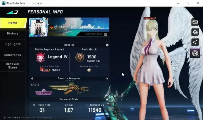 ASIA|8 ETERNAL[KAG-6 Lv2,M700 Lv2,AUG Lv5,Etc]|8 Collab 7DS|8 Collab BLEACH|3 ULTRA Melee|40 ULTRA|4 Limited|NetEase(BLS4623)