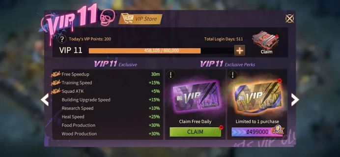 DDS511: All Platform - Account 109M - Vip 11 - 11   Heroes Max Level 60 - BC25 - 1T6 - 25k gems