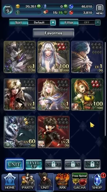 GLOBAL|Rank 9|Top Tier Unit|Demon Lord Judecca Samekh,G Lilaha,SM Sera,SS Lenius,Etc|8 SSR Ark|Code Only|LC1293