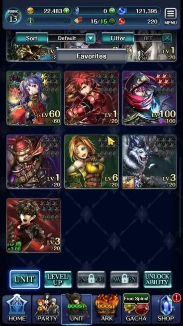 GLOBAL|Rank 13|Top Tier Unit|Demon Lord Judecca Samekh,Godlyfair DK Degrogue,SM Sera,G Lilaha|1 UR Ark|Code Only|LC1290