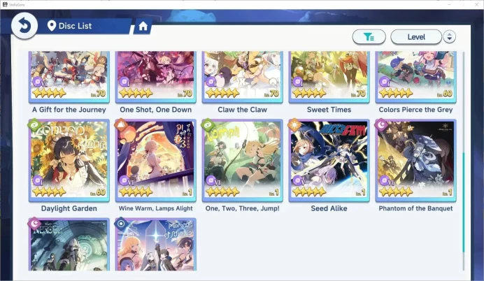 GLOBAL Lv40| 43k StellaniteDust| 13 SSR (ChitoseT2,SnowishLaru,Fuyuka,Shia,Firefly,Nazuka,etc) 22 SSR Disc|LowExplore (SSR1089)