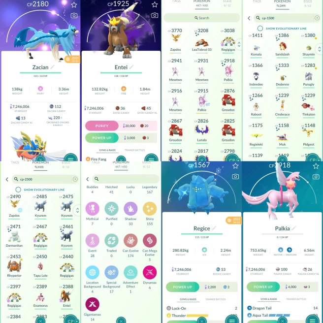 2277 Level 70 Eternatus Shiny Zapdos PokePark Kanto Japan BG Shiny Zapdos Instinct BG Shiny GMax Pikachu