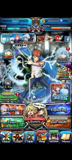 Global|Rank 77|19 Ascend+8 TW|[Okarun,Emiya,Fren,Isliid]+TW,Chloe,Oikatzo,Misette,Kyoko,Etc|Lpot 714|Check SS(GS2329)