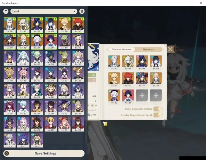 ASIA |AR 55 |4 Limited + 4 (*5 Standard) + 1 (*5Wep)|Neuvillette,Nahida,Clorinde,Yelan|DilucC1,etc|MC Male|Take Mail|(GI6622)