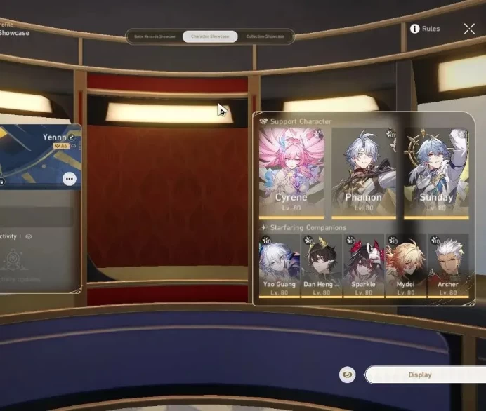 Asia|TL69|16 Limited|Hypercarry Team|[Phainon,Cyrene,Dante,Yao Guang,Ashveil,Sparkle,Archer,Mydei,Luocha,Seele]|MC Male|HSR7296