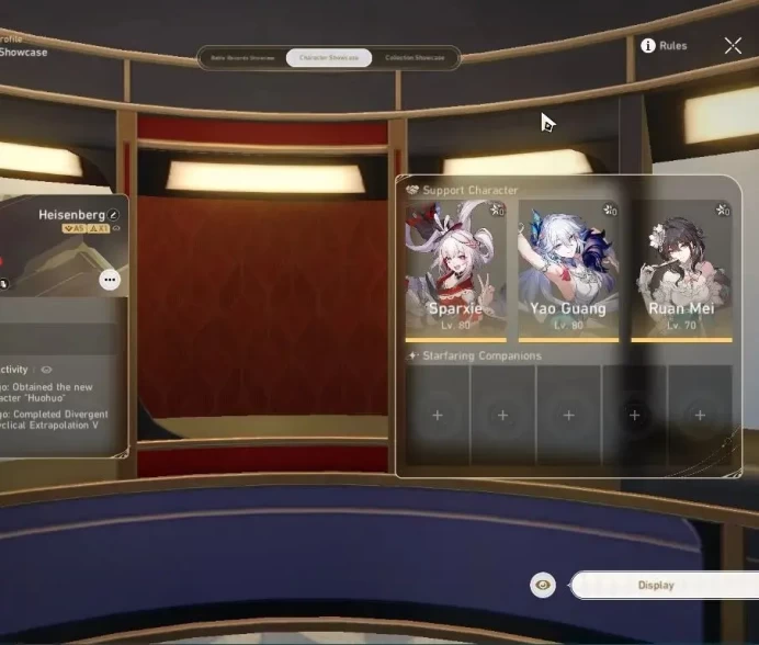 Asia|TL66|10 Limited|Sparxie+Sign,SW 999,Yao Guang,Huohuo,Dante,Hyacine,Acheron,Yunli,Ruan Mei,Blade]|MC Male|Check SS|HSR7295