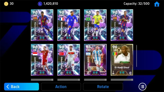 Android|PW 3210|Bigtime Ibrahimović|Epic Cruyff,Scholes,Kahn,Chiellini|SHW Olmo,Neymar,Messi,Ollise Etc|2026|Check SS EFB1625B