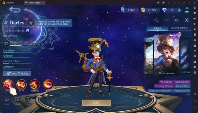 Global|Hero 60|Skin 84|Seasoned|SpongeBob Cyclops|NARUTO Vale|Meowkin Julian|MYTHIC Clint|More Check SS ML2054B