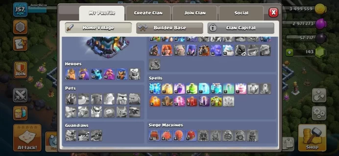 Th_13(FULL MAX)(HERO:75/75/43/42/7)(C.N 500)(GOOD ABILITY)(BEST VILLAGE)(LIFTIME WARANTY)