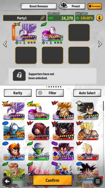 Android| Lvl 145|24K Total Power|40K CC|3 UL| UL Beast Gohan,Final Form Frieza,Super Saiyan Goku | LogBandai Check SS DBL737B