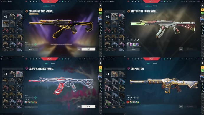 Immortal 3 + Immortal Buddy // 30 Skin // Champions 2023 + Sentinels Of Light + Gaia + Oni + Prime + 2 Knife // FULL Access // EU-TR