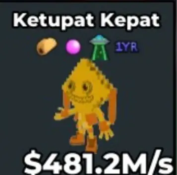 KETUPAT KEPAT +1YR Traits (GOLD)481M/s INSTANT DELIVERY