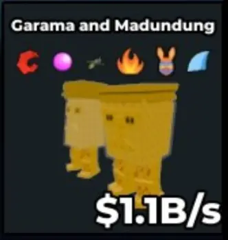 Garama And Madundung -+6 Traits (GOLD)1.1B/s Fast Delivery