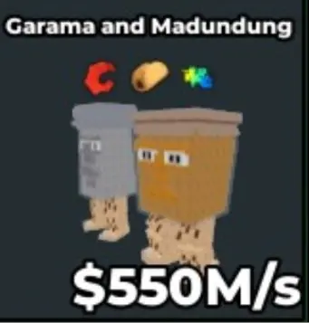 Garama And Madundung(SECERT)+3 Traits 550M/s INSTANT DELIVERY 