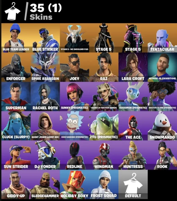 [3in1] / FN UPDATE EMAIL | 35 skins Blue Striker - Blue Team Leader - Mako - Snowflake | Full access | Warranty | 2 Gifts