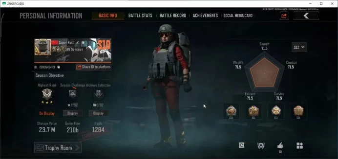 MOBILE Lvl 30|SV 23,7M|CV 20M|4 Set|SS AKM,Prismatic AK-102,Witch AR57,Diamond AEK,S SCAR-L|CN OFF|Infinite|CheckSS(AB3244)