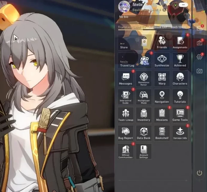 Asia|TL 59|5 Limited|(Silver Wolf 999,Hyacine)+Sign,Huohuo,Acheron,Fu Xuan|MC Female|Take Mail|Check SS(HSR7309)