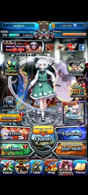 Global|74 cc|Rank 39|3 Ascend+1 TW|2x Youmu Konpaku+TW,Inheritor Isliid,Berwick|Lpot 20|(GS2593)
