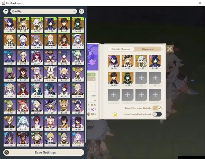ASIA |AR 56 |6 Limited + 2 (*5 Wep)|Navia+Sign,Nefer,Raiden,Nahida,Clorinde,Zhongli|Verdict,Skyward Atlas|Mc Male|(GI6629)