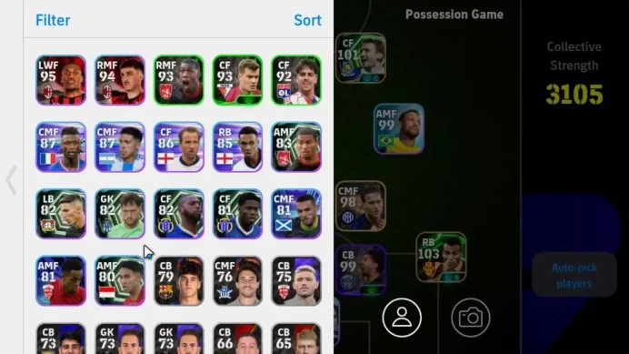 Android|Epic Fabio Cannavaro, Ruud Gullit, Cafu, Highlight-ShowTime Luis Diaz,Lionel Messi, etc|PES 2026|TakeEmail|(EF1804)