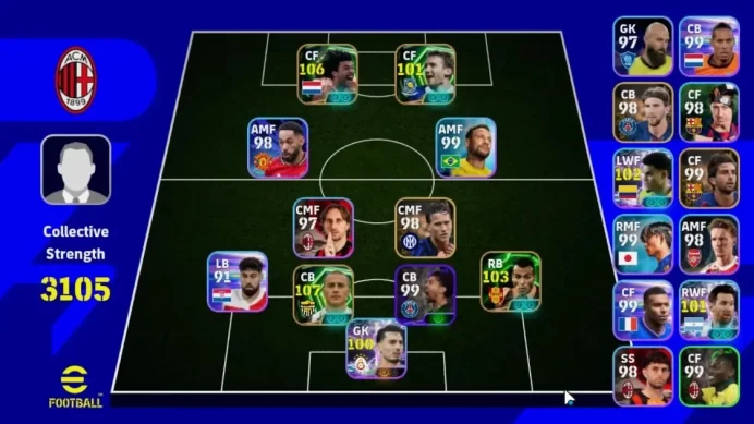 Android|Epic Fabio Cannavaro, Ruud Gullit, Cafu, Highlight-ShowTime Luis Diaz,Lionel Messi, etc|PES 2026|TakeEmail|(EF1804)
