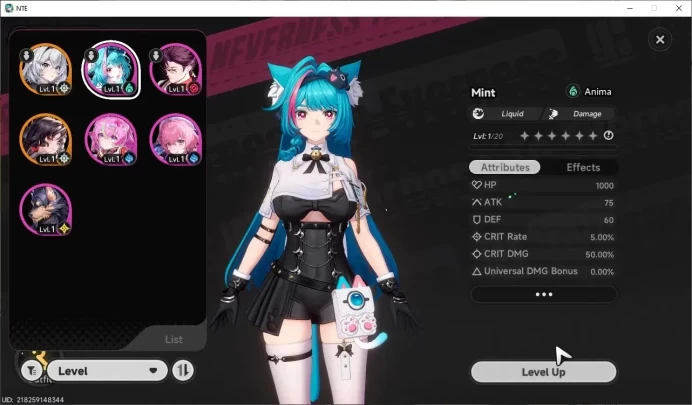 GLOBAL EU|HL 3|1 SSR Hotori|2 Selector ON|5 SR|Orchid Glider|Female MC|Log Email|NTE1242