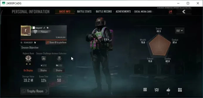 MOBILE Lvl 30|SV 19,2M|CV 17M|5 Set|Maelstrom AKM,ET AK-74N,Maelstrom AUG,WP AR-57,Etc|CN OFF|Infinite|CheckSS(AB3246)
