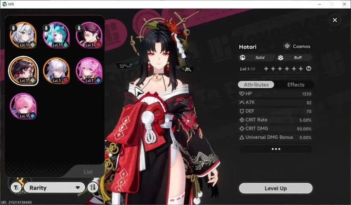 GLOBAL SEA|HL 3|2 SSR| Hotori Awk 1, Baicang |2 SSR Selector On|4 SR|2,6K Annulith|Female MC|Log Email|NTE1247