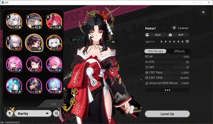 GLOBAL SEA|HL 25|Tyc 9|Hotori Prem Team|5 SSR|Hotori,Nanally,JiuyuanA1,Baicang,Sakiri|Autumn Haze Livery|Female MC|NTE1238
