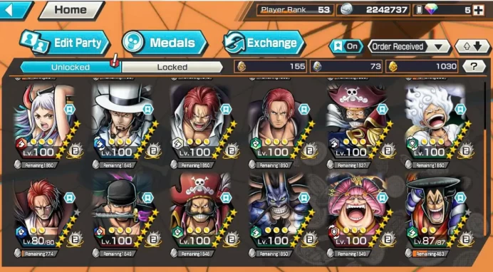 BR692-IOS+Android-Vip Account-Hyber 78+18 Ex-Black Bear v2 Skin+Garp Skin+Roger Skin+1.030 Frag+Vip Medal+Support 165%+Many BF Max+Strong Accoun