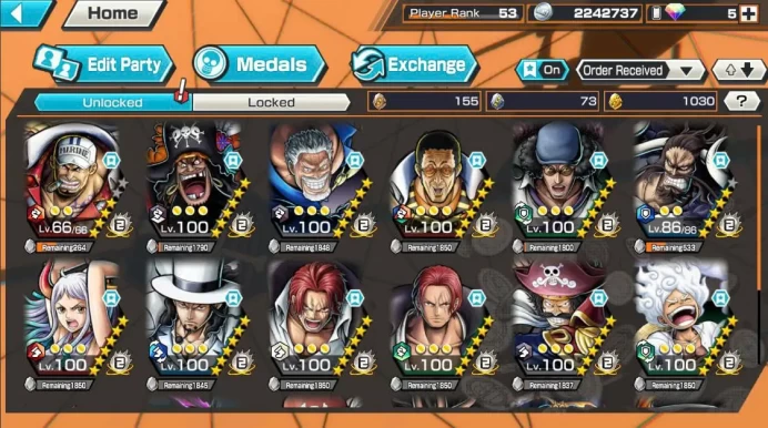 BR692-IOS+Android-Vip Account-Hyber 78+18 Ex-Black Bear v2 Skin+Garp Skin+Roger Skin+1.030 Frag+Vip Medal+Support 165%+Many BF Max+Strong Accoun