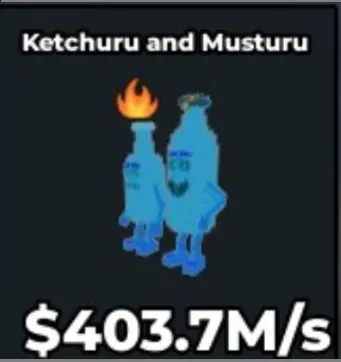Ketchuru And Musturu(SECRET) (DIAMOND)+2 Traits 403M/s  INSTANT DELIVERY 