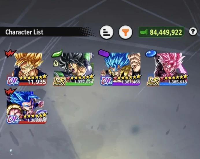 B193-IOS+Android-Meta-UL(Gogeta v2+Gogeta Blue)+LR(Broly+Goku Black)+24 Legends+Good Equipment+Good Team PVP Rank+SS3 Goku Zenkai+Android 13