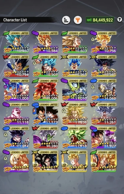 B193-IOS+Android-Meta-UL(Gogeta v2+Gogeta Blue)+LR(Broly+Goku Black)+24 Legends+Good Equipment+Good Team PVP Rank+SS3 Goku Zenkai+Android 13