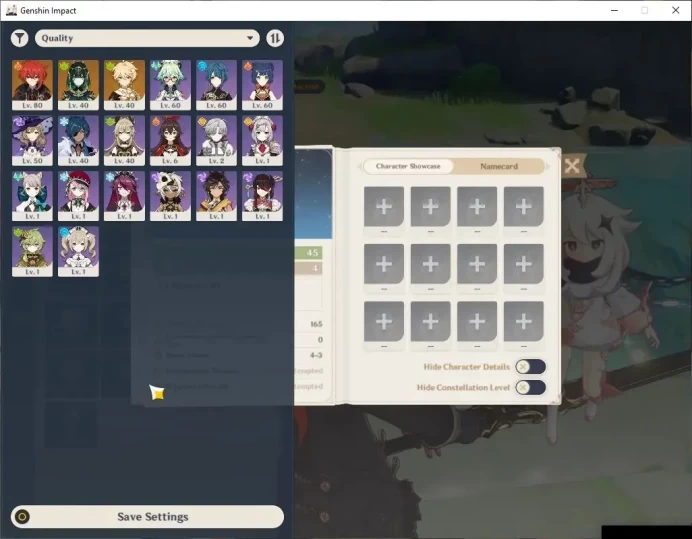 ASIA |AR 45 |BD Unset |1 Limited + 1 (*5 Standard)|Nefer |Diluc |Mc Male |Reoni ON |Take Mail |Check SS(GI6637)