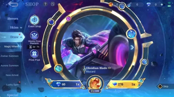 Global|Skin 127|Expert|Collector Natalia|Collab Vale+Cyclops|VENOM Dyrroth|SABER Layla+Saber|More Check SS ML2062B