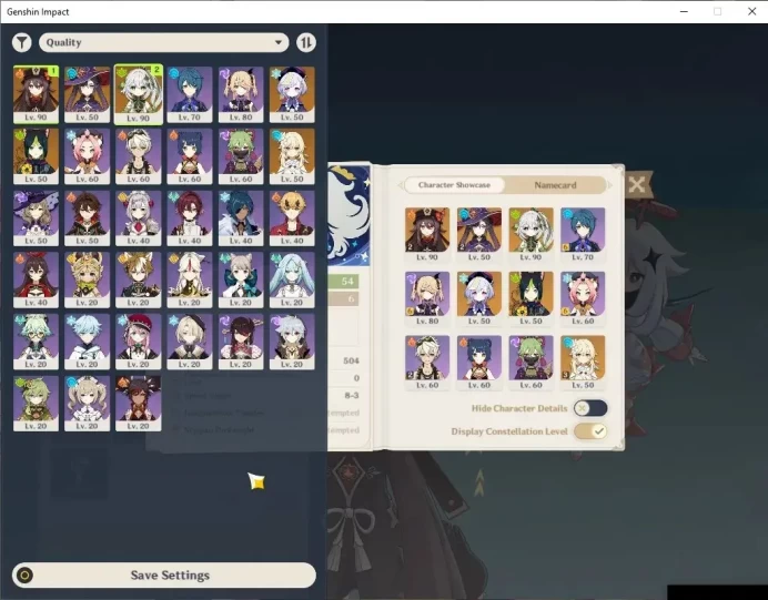 Asia|AR 54|2 Limited+1(*5 Wep)|[HutaoC2]+Sign,Nahida|Mc Female|Reoni ON|Take Mail|CheckSS(GI6643)